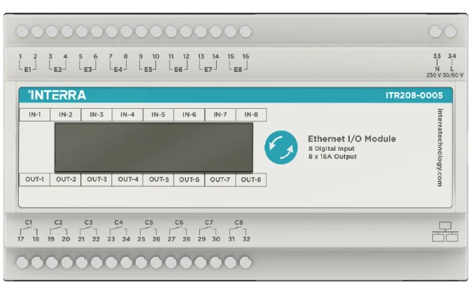 Модуль расширения Ethernet I/O INTERRA