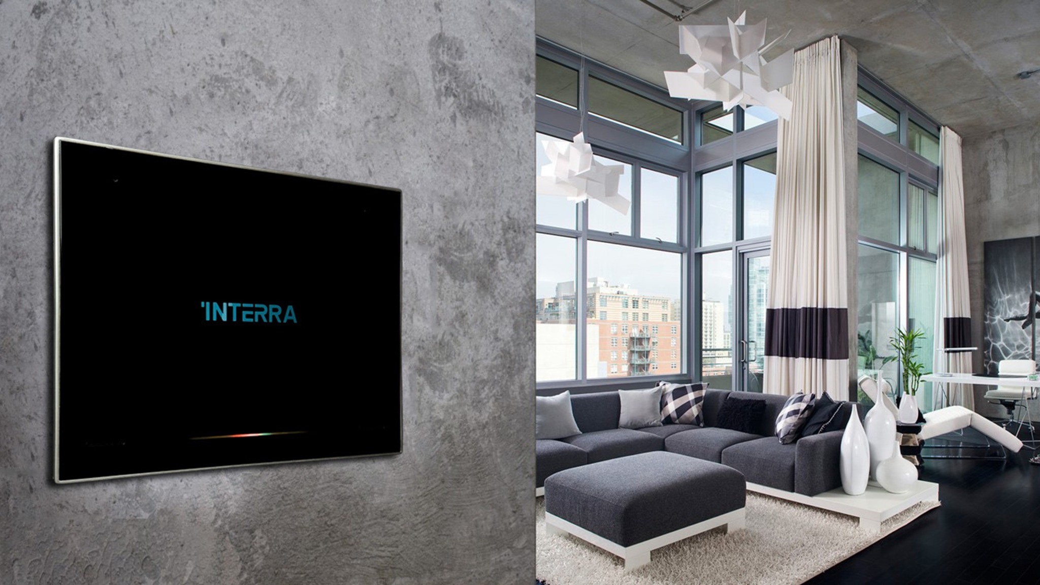 Сенсорная панель INTERRA в интерьере