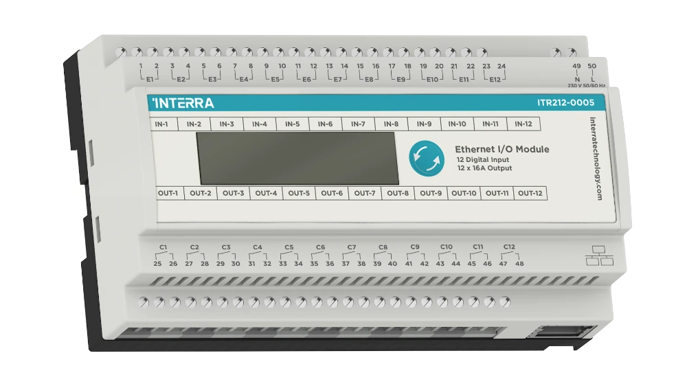 Модуль Ethernet I/O · 12 входов / 12 выходов