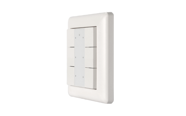 Модель A DALI-2 Переключатель - 6 кнопок Белый Пластик