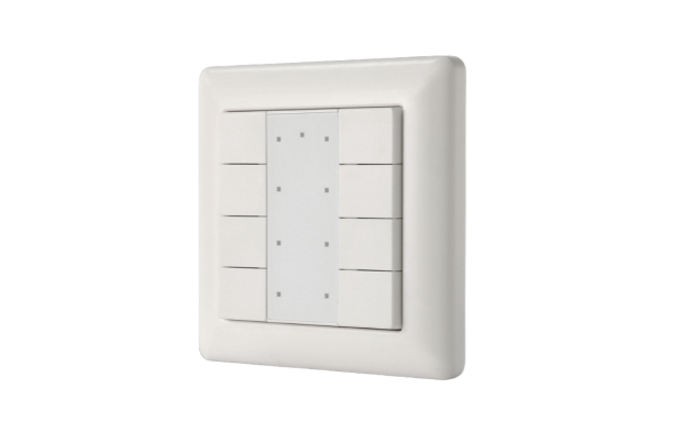 Модель A DALI-2 Переключатель - 8 кнопок Белый Пластик