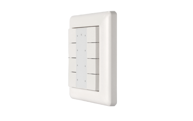 Модель A DALI-2 Переключатель - 8 кнопок Белый Пластик