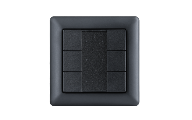 Модель A DALI-2 Switch - 6 кнопок, черный пластик