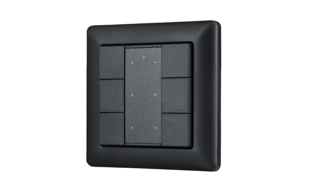 Модель A DALI-2 Switch - 6 кнопок, черный пластик