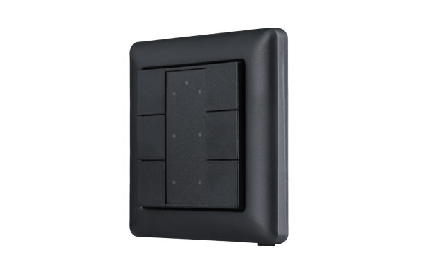 Модель A DALI-2 Switch - 6 кнопок, черный пластик