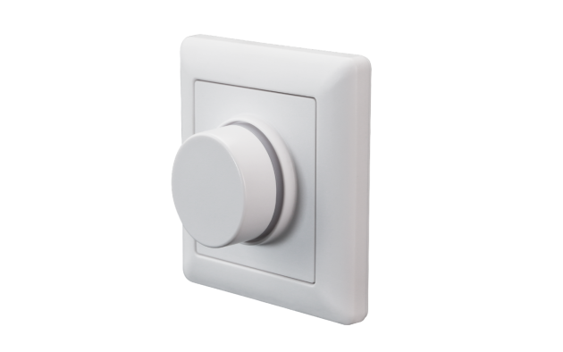 Модель A DALI-2 поворотный переключатель с обратной связью RGB - белый пластик