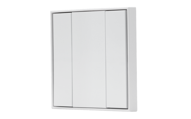 Переключатель DALI-2 Model B - 2 кнопки, белый пластик