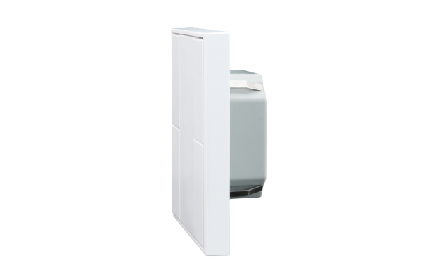 Переключатель DALI-2 Model B - 2 кнопки, белый пластик