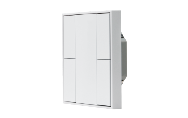 Переключатель DALI-2 Model B - 4 кнопки, белый пластик