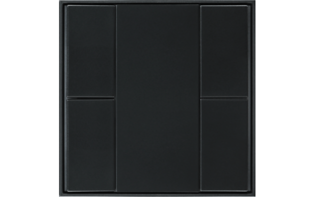 Переключатель DALI-2 Model B - 4 кнопки, черный пластик