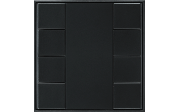 Переключатель DALI-2 Model B - 8 кнопок, черный пластик