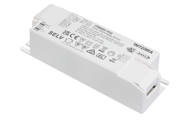 25 Вт NFC программируемый DALI-2 DT6 светодиодный драйвер постоянного тока (250 - 700 мА)