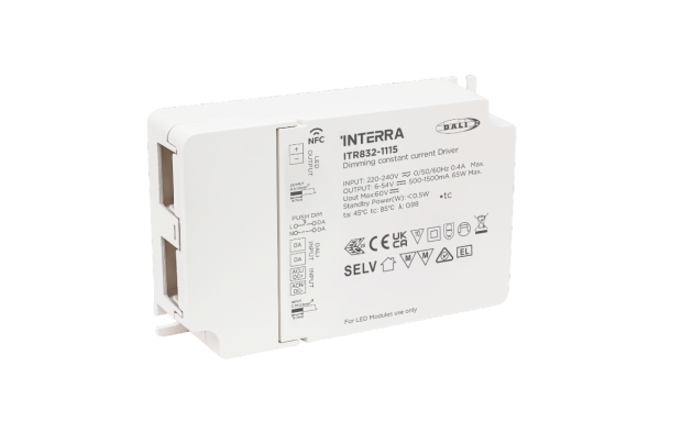 65 Вт NFC программируемый DALI-2 DT6 светодиодный драйвер постоянного тока (500 - 1500 мА)