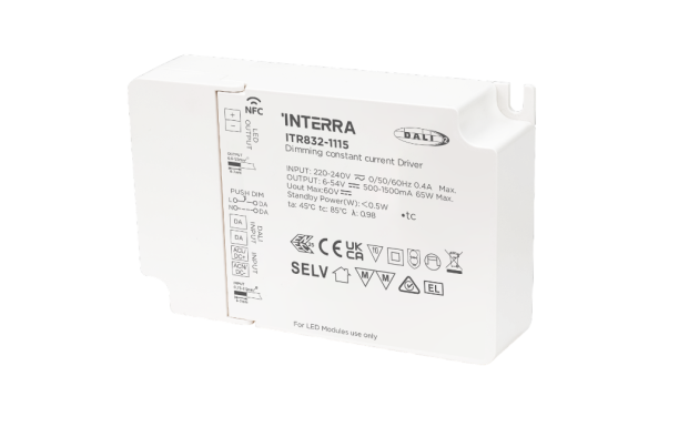 65 Вт NFC программируемый DALI-2 DT6 светодиодный драйвер постоянного тока (500 - 1500 мА)