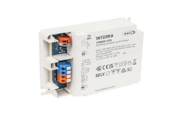 65 Вт NFC программируемый DALI-2 DT6 светодиодный драйвер постоянного тока (500 - 1500 мА)