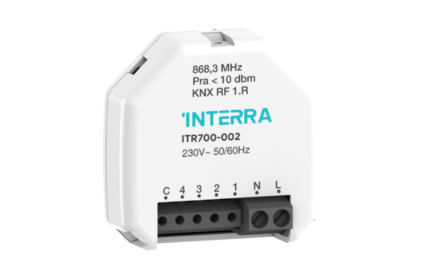 KNX RF 4-канальный универсальный интерфейс