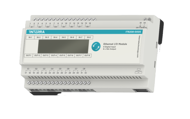8-канальный модуль ввода-вывода Ethernet