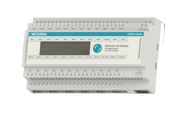 12-канальный модуль ввода-вывода Ethernet
