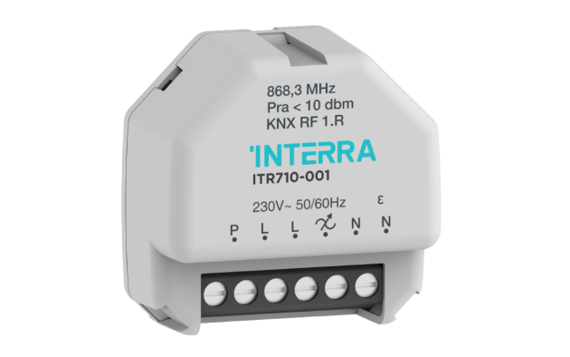 KNX RF 1-канальный диммер для светодиодной лампы
