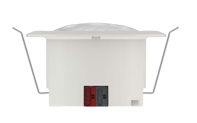 Широкий диапазон мультидатчика присутствия KNX с/термостатом — белый