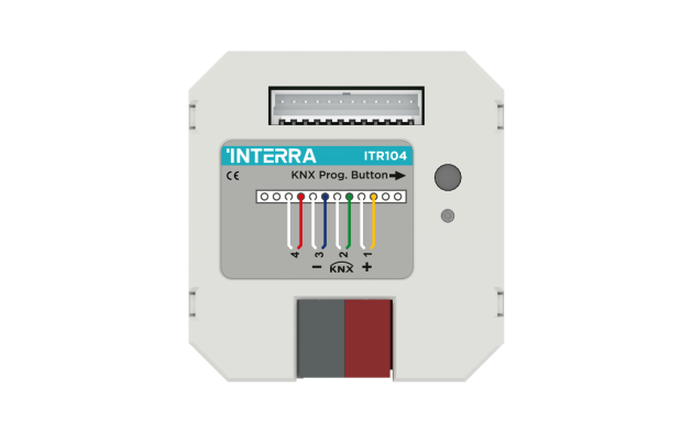 KNX Модуль бинарных входов, свободный монтаж - 4 канала