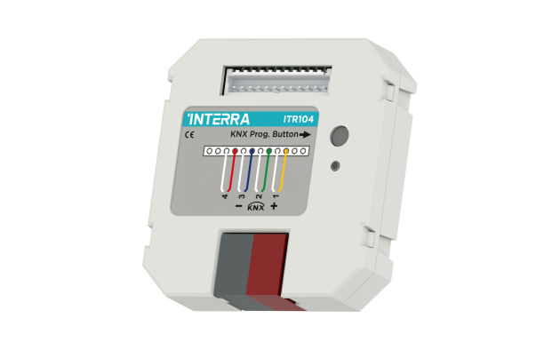 KNX Модуль бинарных входов, свободный монтаж - 4 канала