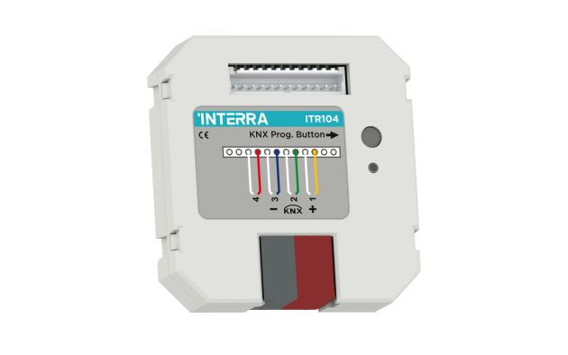 KNX Модуль бинарных входов, свободный монтаж - 4 канала