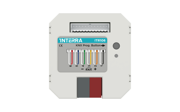 KNX Модуль бинарных входов, свободный монтаж - 6 каналов