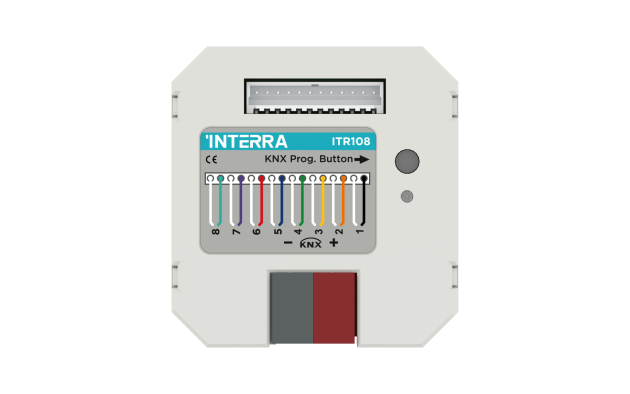 KNX Модуль бинарных входов, свободный монтаж - 8 каналов