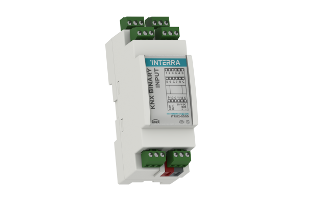 KNX Модуль входов, DIN - 12 каналов
