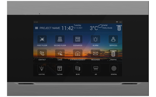 Сенсорная KNX панель Interra 4 - 7” - Android