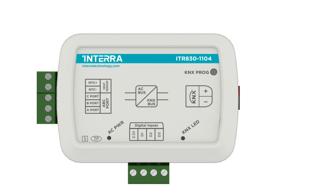 KNX Шлюз кондиционера - Haier ABC VRF - до 4 внутренних блоков / 3 Inputs