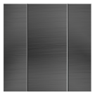 iSwitch+ - 2-кнопочный KNX выключатель, нержавеющая сталь, натуральный