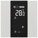 iSwitch+ - 2-кнопочный KNX контроллер с ЖК-дисплеем, пластик, белый