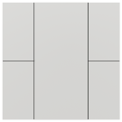 iSwitch+ - 4-кнопочный KNX выключатель, пластик, белый
