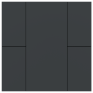 iSwitch+ - 4-кнопочный KNX выключатель, пластик, антрацит матовый