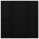 iSwitch+ - 4-кнопочный KNX выключатель, алюминий, черный матовый