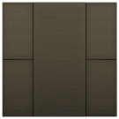 iSwitch+ - 4-кнопочный KNX выключатель, алюминий, бронза матовая