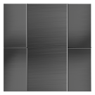 iSwitch+ - 4-кнопочный KNX выключатель, нержавеющая сталь, натуральный