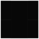 iSwitch+ - 4-кнопочный KNX выключатель, плексиглас, черный