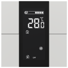 iSwitch+ - 4-кнопочный KNX контроллер с ЖК-дисплеем, пластик, белый