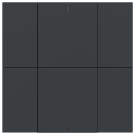 iSwitch+ - 6-кнопочный KNX выключатель, пластик, антрацит матовый