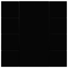 iSwitch+ - 8-кнопочный KNX выключатель, пластик, черный