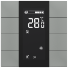 iSwitch+ - 8-кнопочный KNX контроллер с ЖК-дисплеем, пластик, серый
